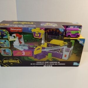 Fisher-Price Batwheels Legion of Zoom Launching HQ Playset - Purple/Yellow